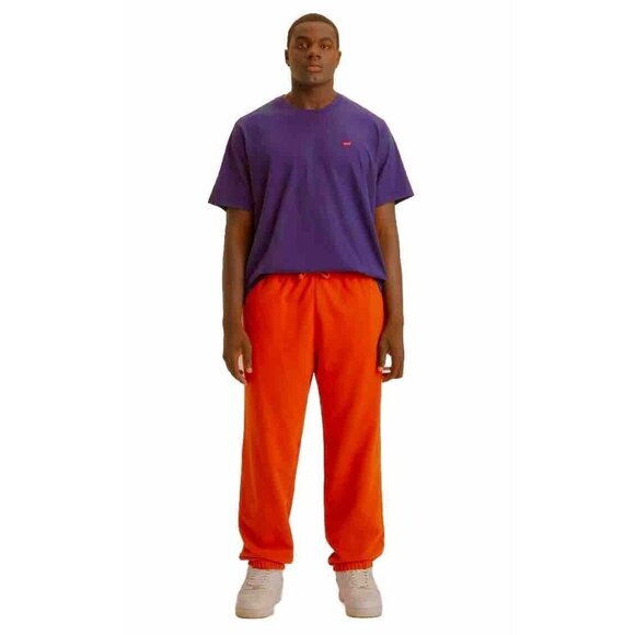 Levi's Sweatpants Size M Men’s Original Style Jogger Red Front Pockets New - Picture 1 of 13